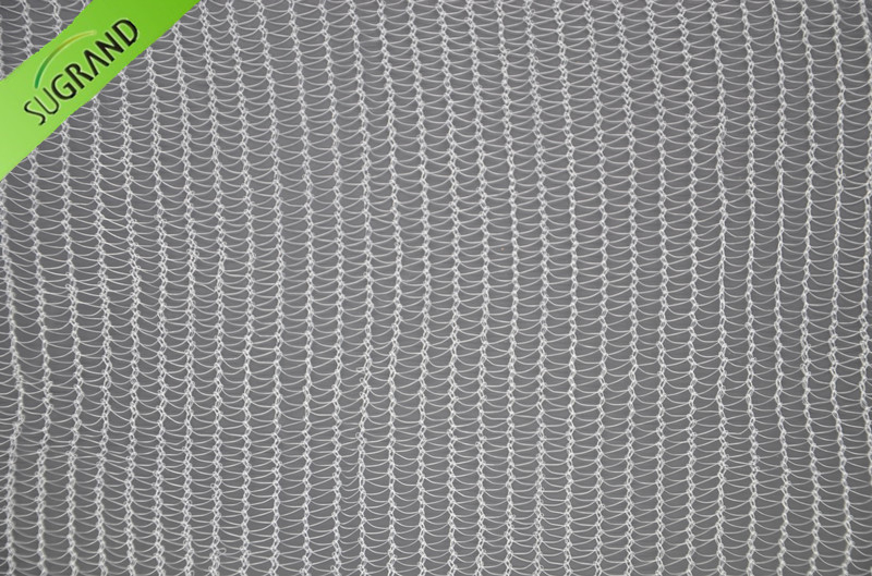 La red transparente antigranizo de 40GSM protege las plantas