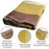 100% Virgin HDPE180GSM Brown Color Shade Net para balcón