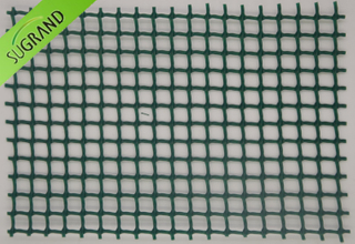 Red de valla de seguridad de HDPE verde de 470 g/m²