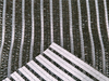 Neta de sombra de aluminio de invernadero blanco y negro para flores