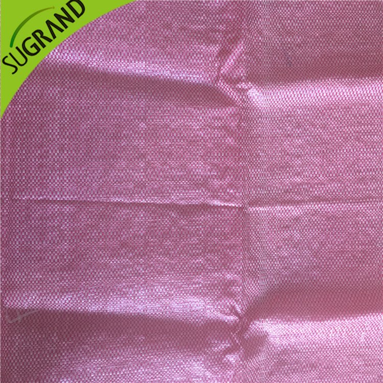 Matera de hierba blanca/roja de 90 gsm para plantas