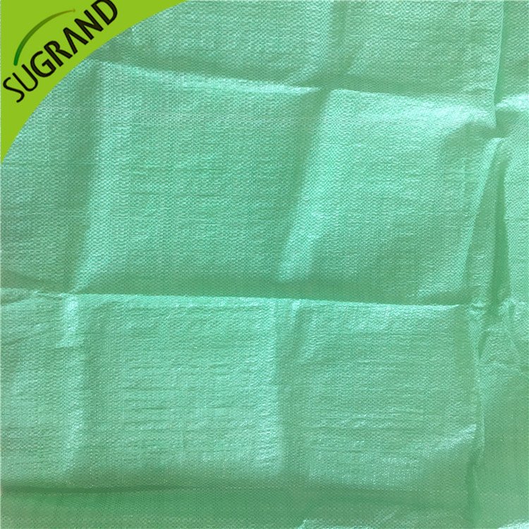 Cubierta de tierra de 90 gsm blanca y verde para jardines