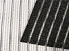Neta de sombra de aluminio de invernadero blanco y negro para flores