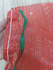Bolsa de red de malla de plástico rojo HDPE virgen para patata