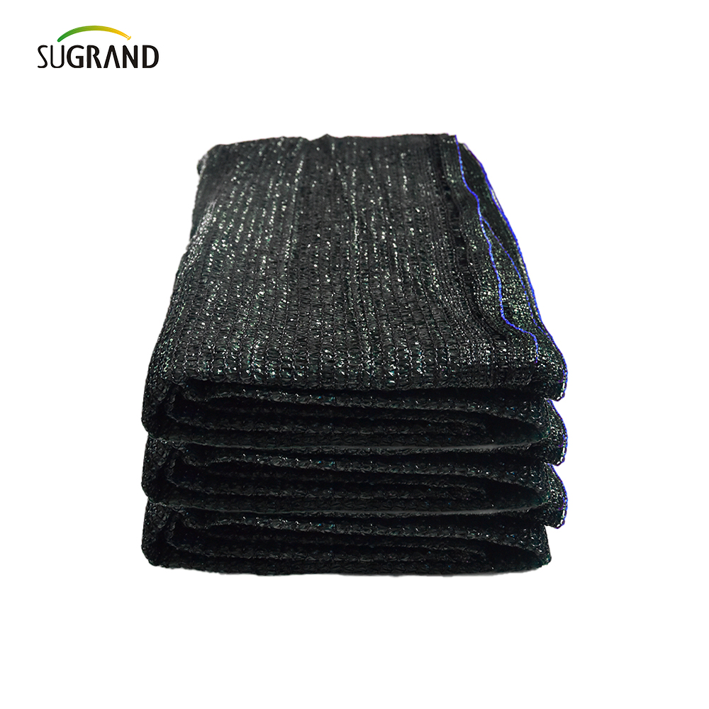Neta de sombra de agujas verde y negro de 80GSM
