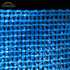 Seis agujas 180 GSM White and Blue Mono Tape Shade Net
