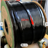 Riego negro de 180 gsm de pipa plana PE AGURA DE AGUA