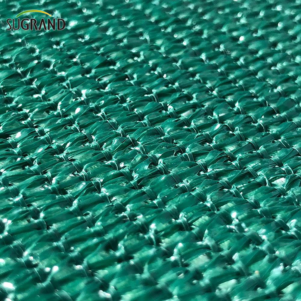 Sun Shade Net Factory Outlet HDPE con red de sombra de sol verde resistente a los rayos UV