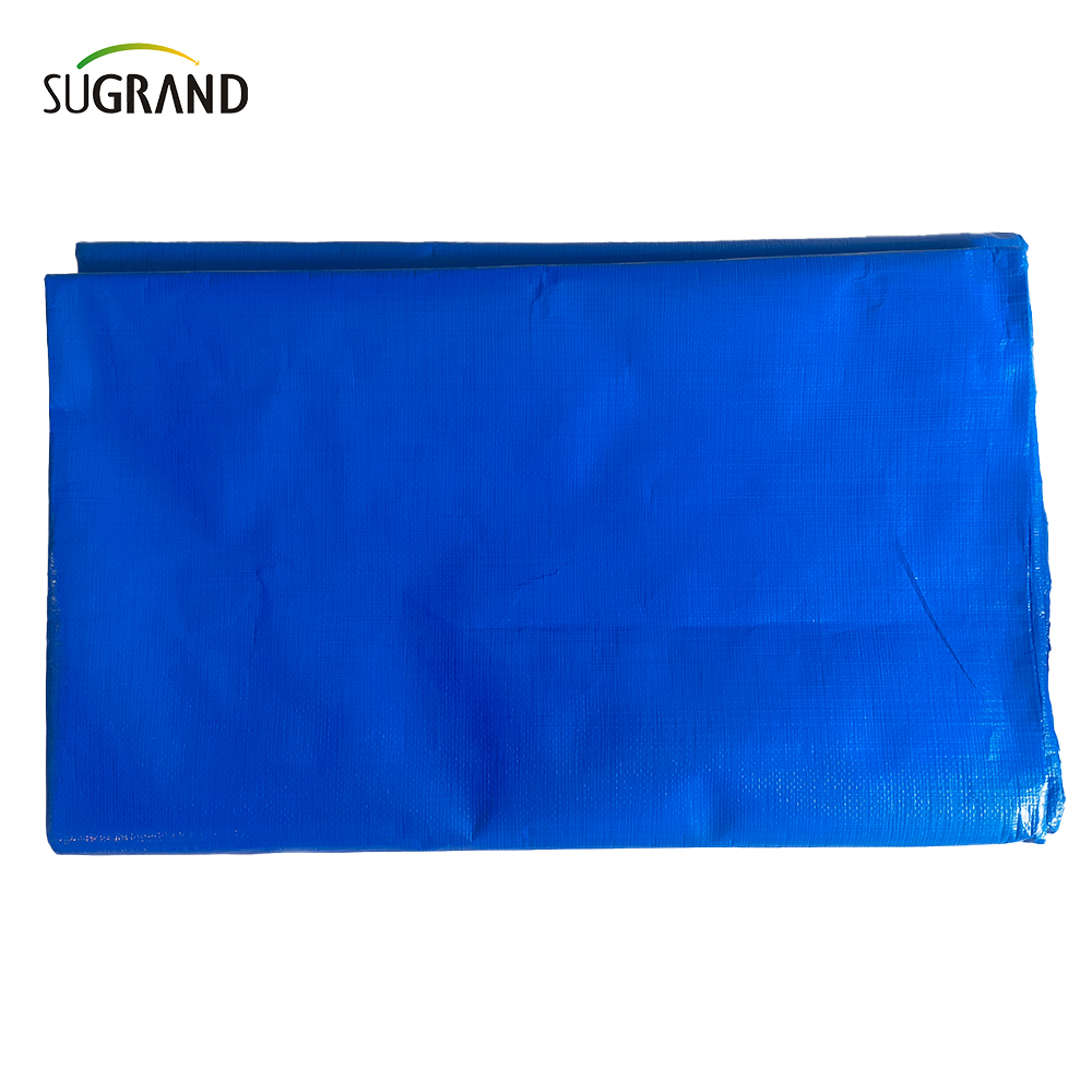 Fabricante de lona de PVC resistente al agua azul duradero de alta resistencia 