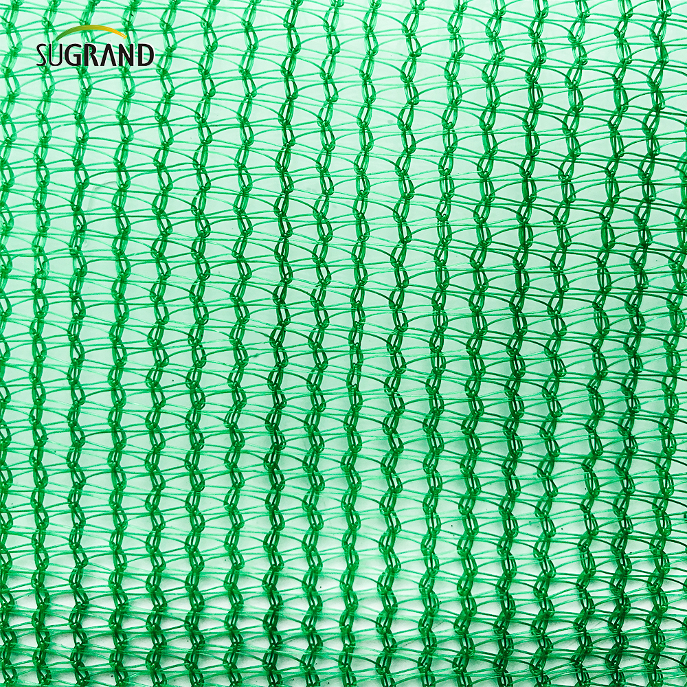 Neta de sombra verde/negro de cinta de 120GSM