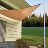 Nuevo Virgin HDPE anti UV Sun Shade Sail Tinking Triángulo al aire libre