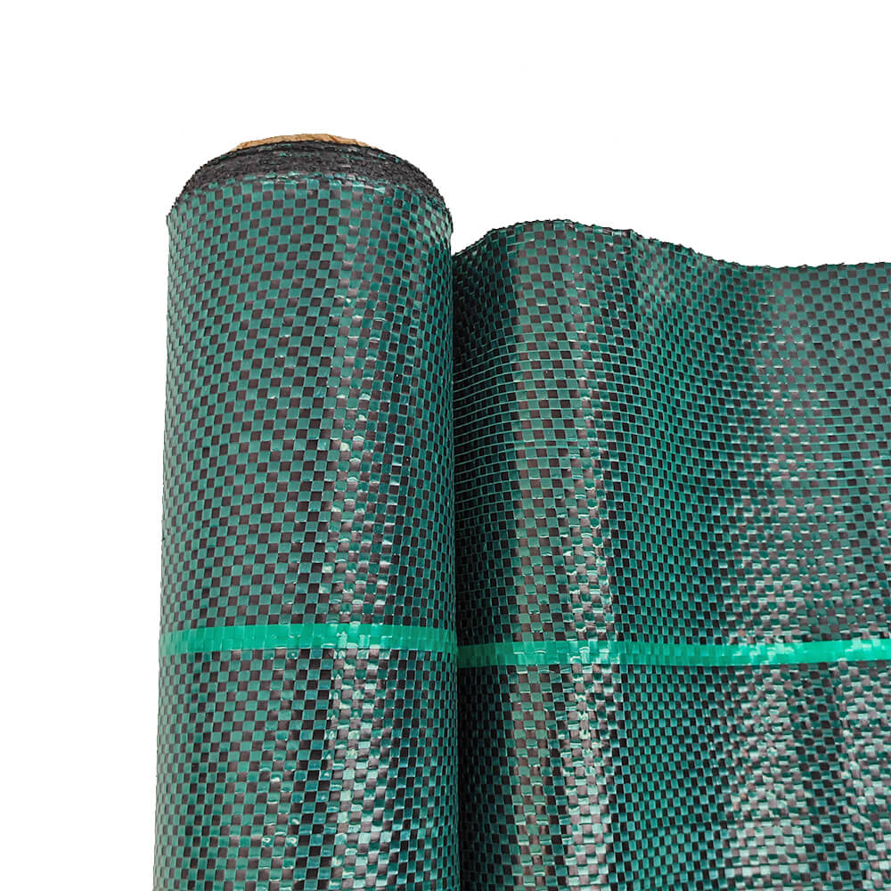 Fábrica de telas de paisaje de cubierta de suelo verde oscuro