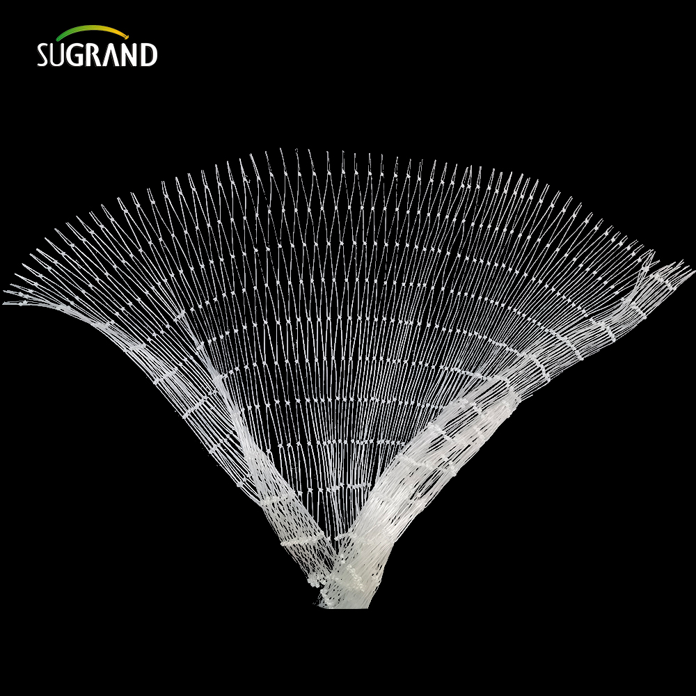 15*15 cm Neta de pescado de nylon transparente para el mercado de Perú