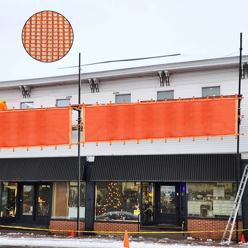 Red de seguridad ignífuga Red de andamio contra incendios