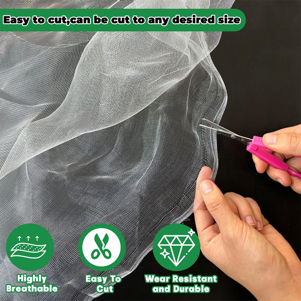 Anti -Insect Netting HDPE 40 50 MEHA CONTRARSE TRANSPARENTE WHITE