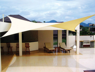 Warp Knited Squade Shade Sail Net
