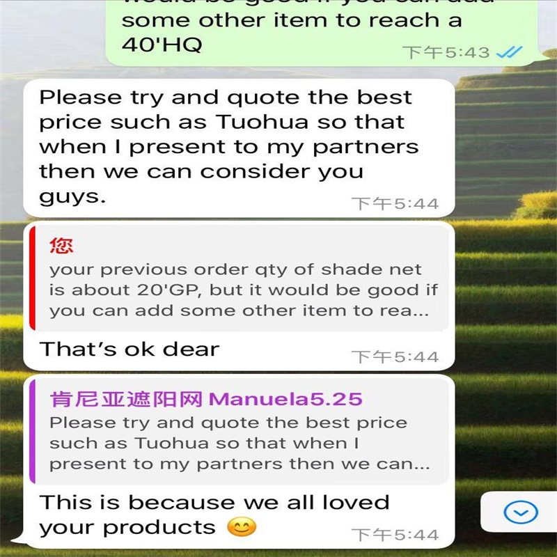 malla de insectos plásticos