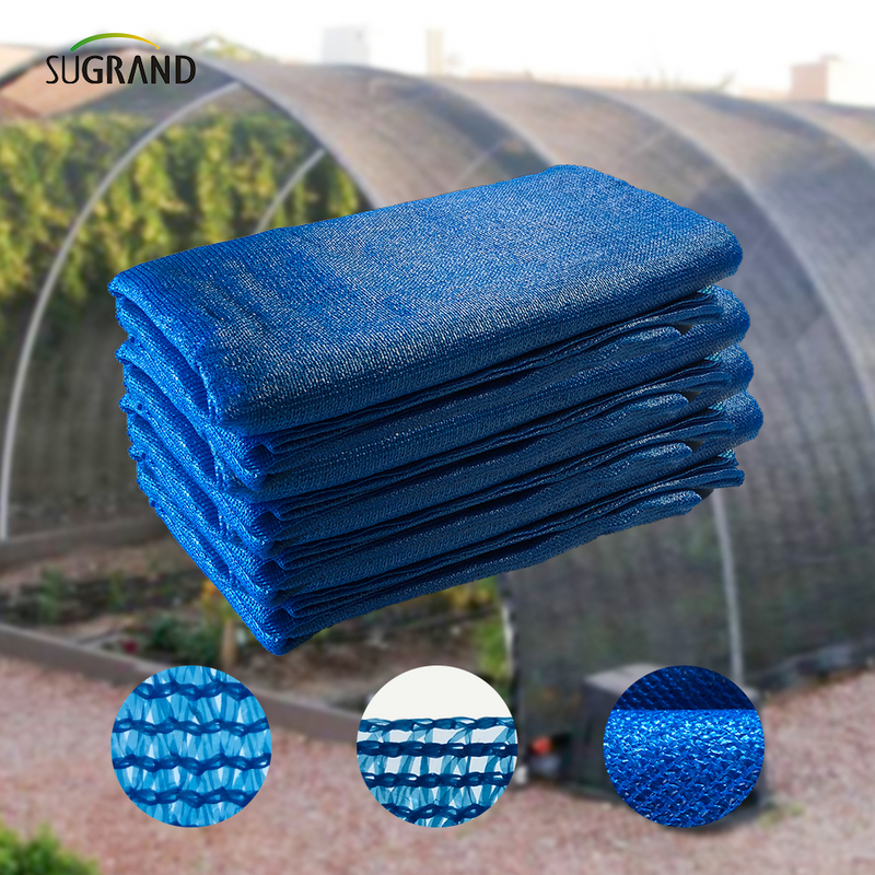 70% Blue Sunblock Greenhouse 135 GSM Shade Net 