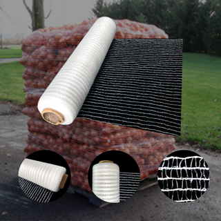 Paletileno de plástico Mesh Pallet Net White Pallet Netting
