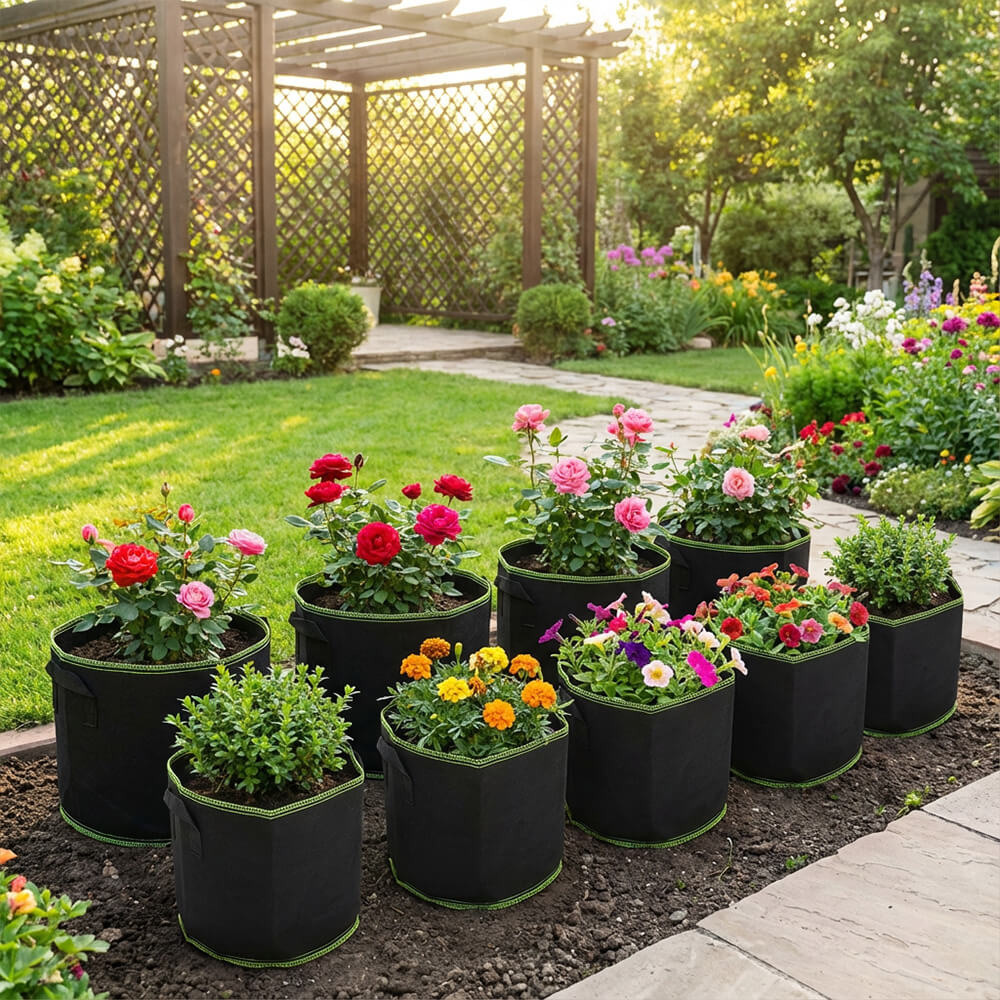Bolsas de cultivo de galones de tela no tejida al por mayor