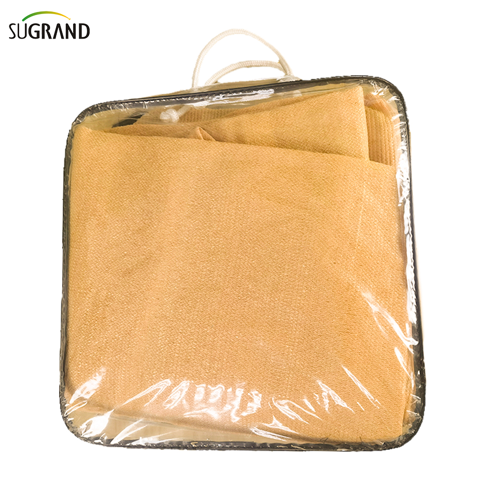 Vela de sombra Garden Triangle Sun Shade Sail con lámpara 