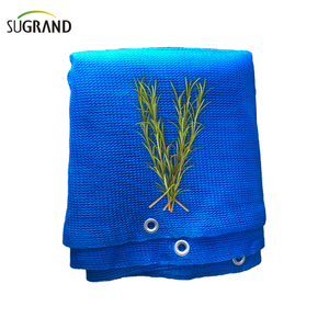 Seguridad de protección de plástico 50 GSM Neta de andamio azul 