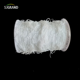 Soporte de plantas de nylon blanca al por mayor de red de enrejado de 5x15 pies Jardín 6 "Mala para trepar