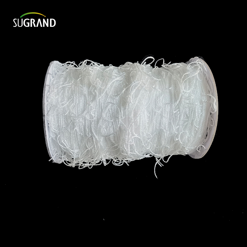 Soporte de plantas de nylon blanca al por mayor de red de enrejado de 5x15 pies Jardín 6 "Mala para trepar