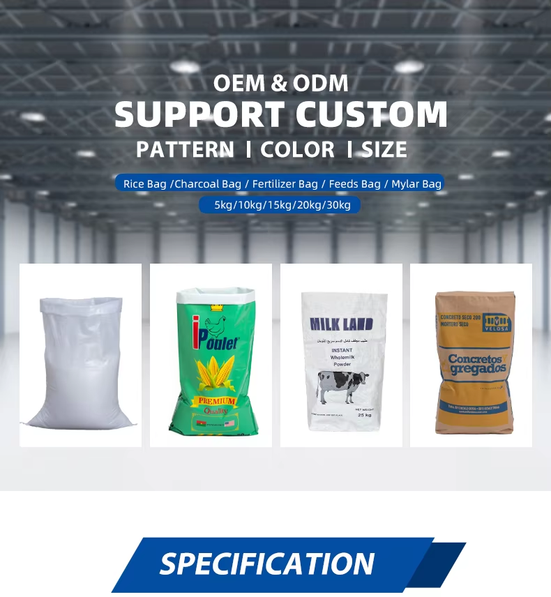 PP Bolsas tejidas tubulares