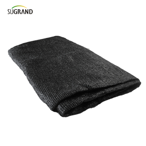 Neta de sombra de cinta mono negro de 145 GSM para Agro