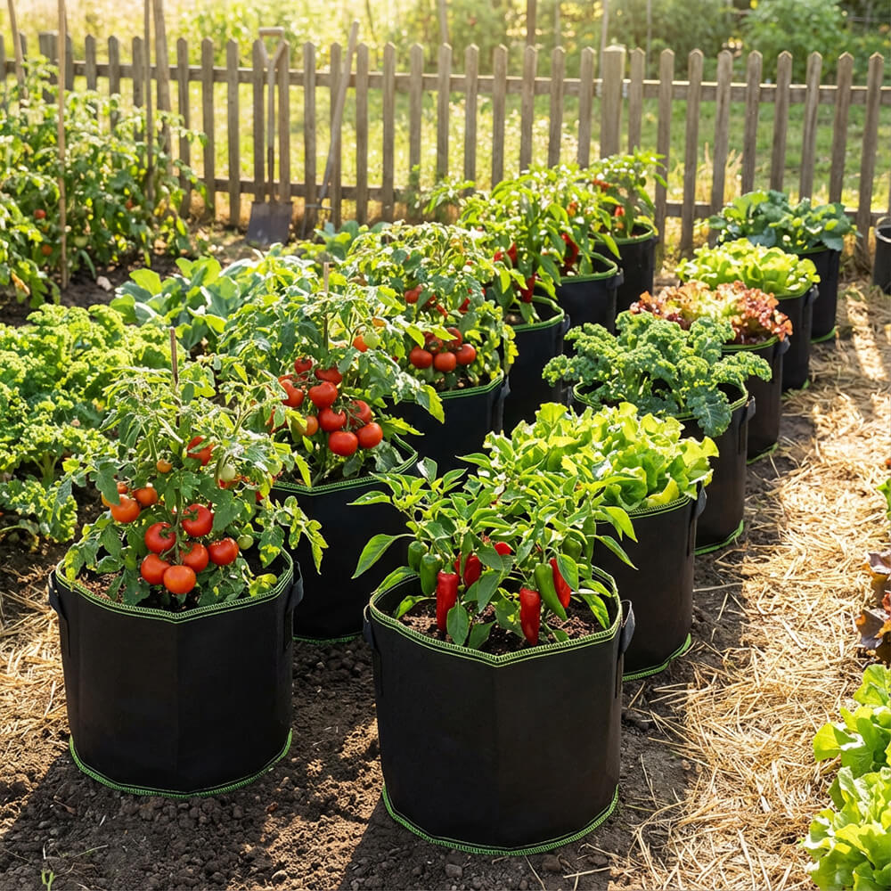 Bolsas de cultivo de galones de tela no tejida al por mayor