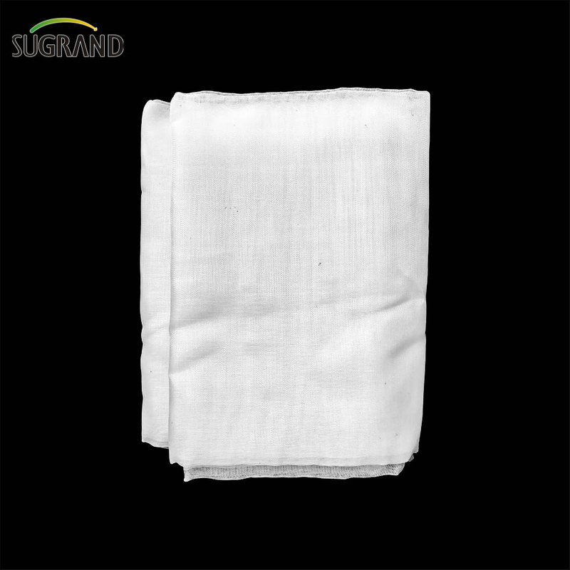 100% plástico HDPE virgen 132GSM red anti insectos blanca