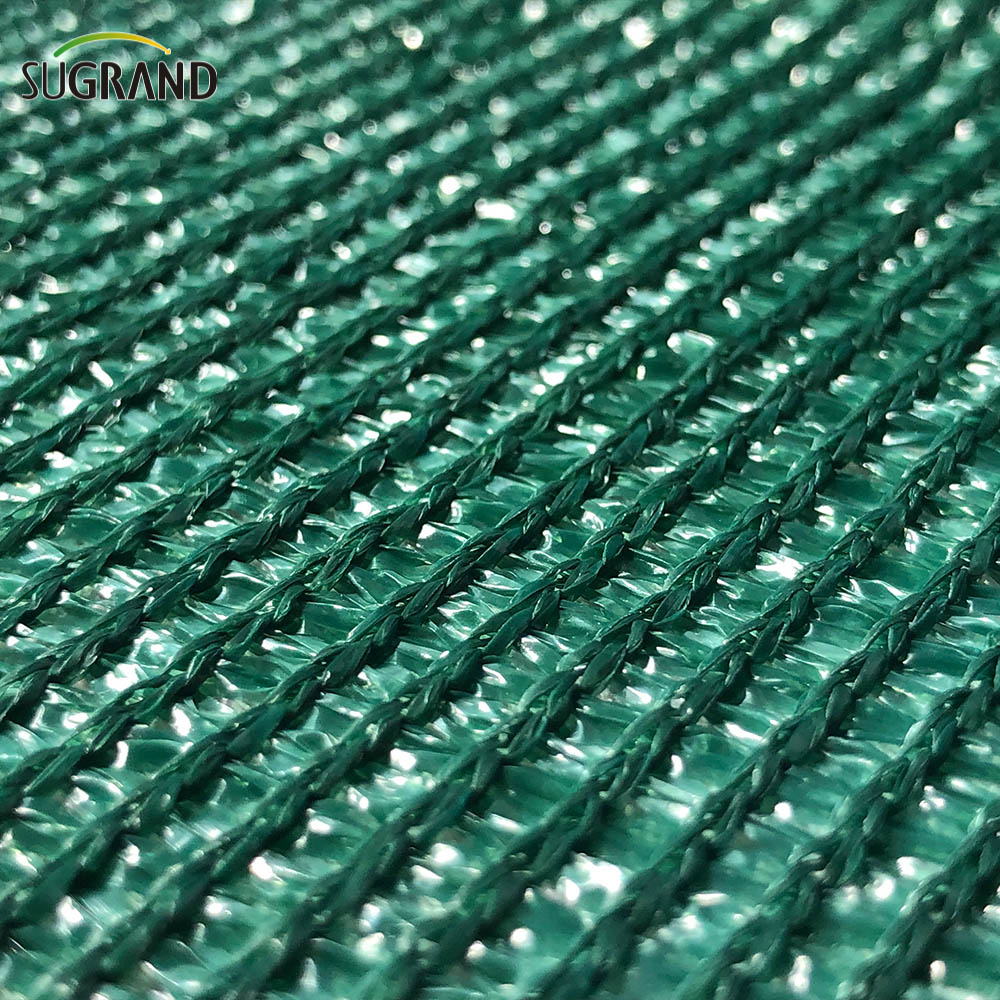 Sun Shade Net Factory Outlet HDPE con red de sombra de sol verde resistente a los rayos UV