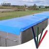 Azul 12x24 lona lona transparente de lona pesada 