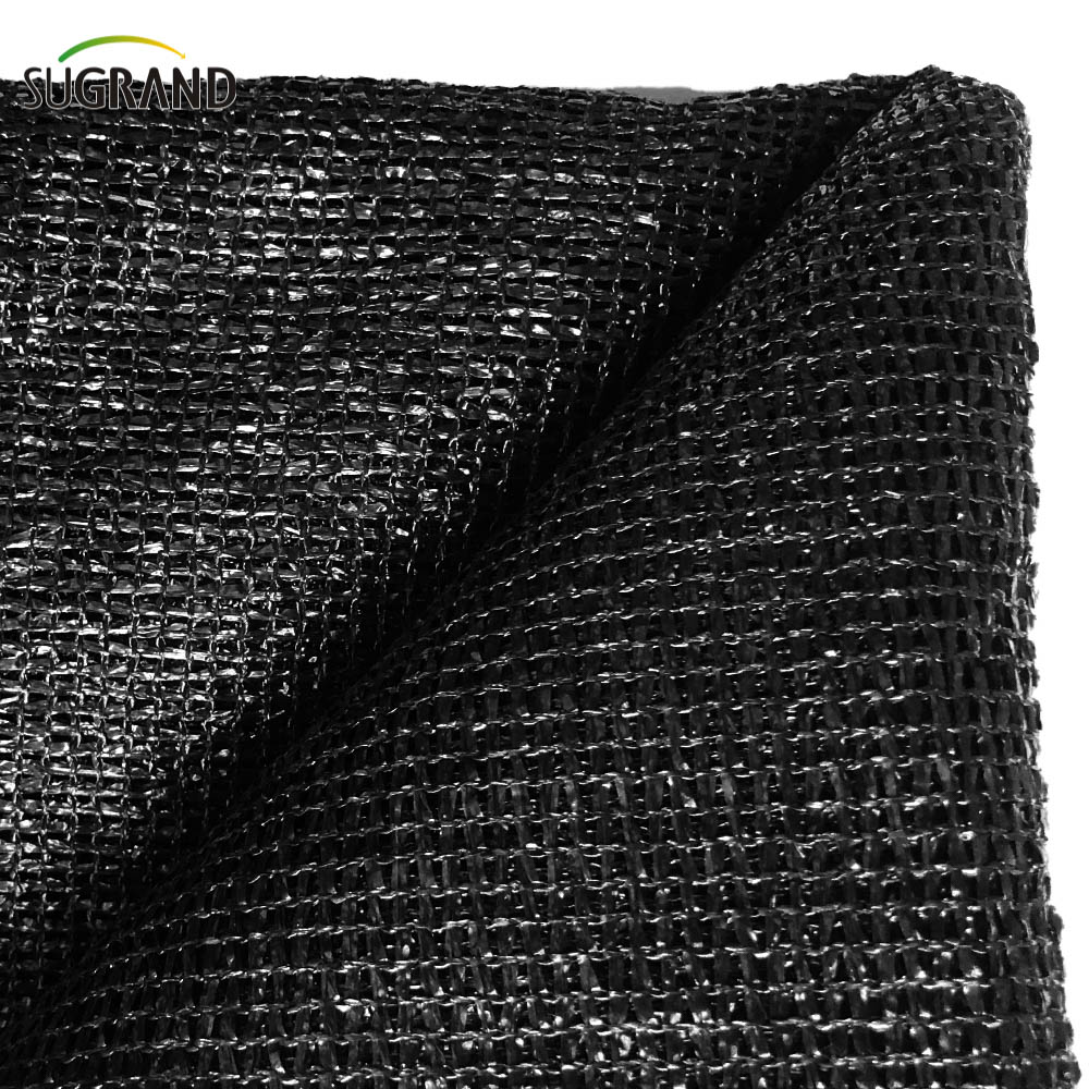 Neta de sombra de agujas verde y negro de 80GSM