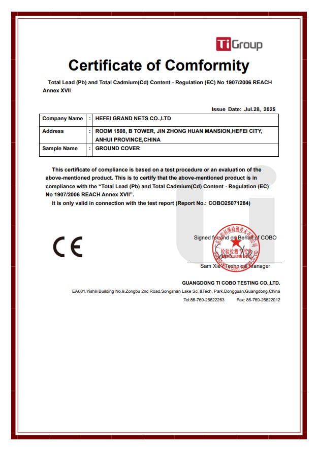 SUGRAND Certificaciones