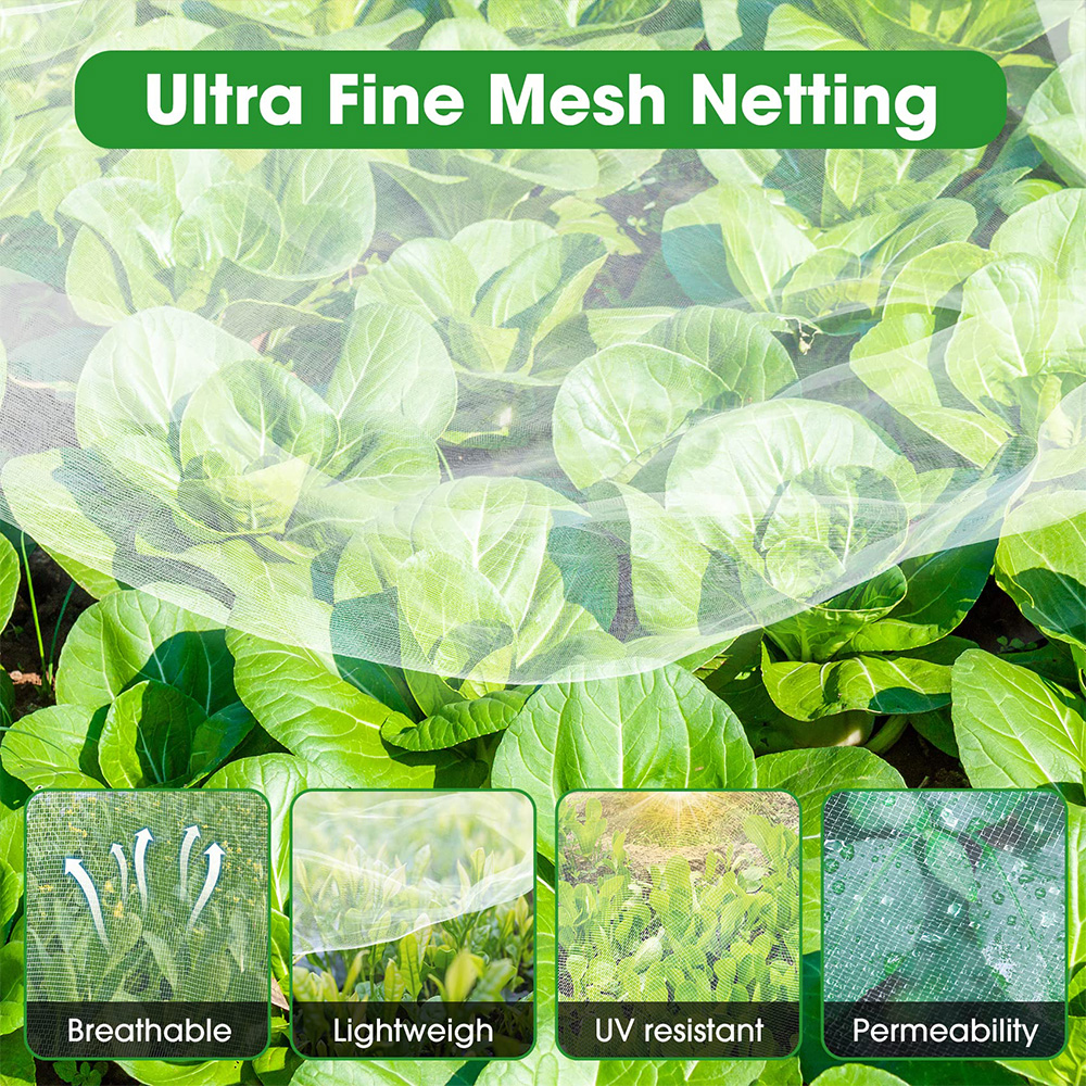 Anti -Insect Netting HDPE 40 50 MEHA CONTRARSE TRANSPARENTE WHITE