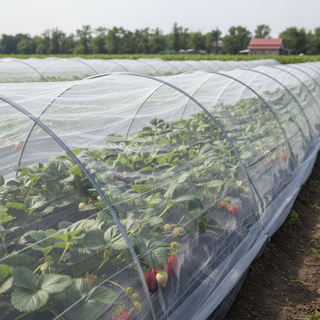 Red de insectos de malla HDPE 40 para hortalizas de invernadero